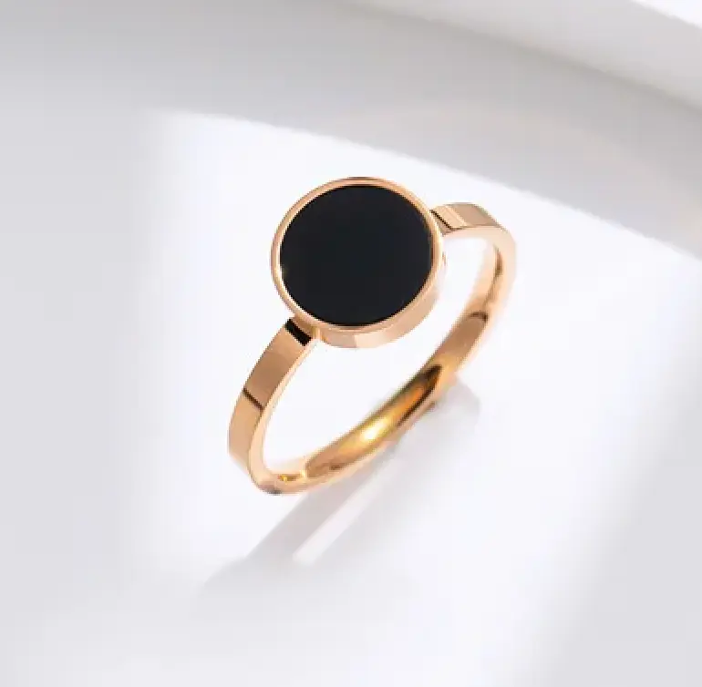 Black Round Ring - FY0119
